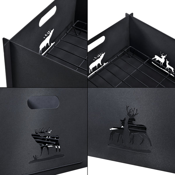 Foyer Etnedal Coupe-feu 25 x 40 x 40 cm [casa.pro]