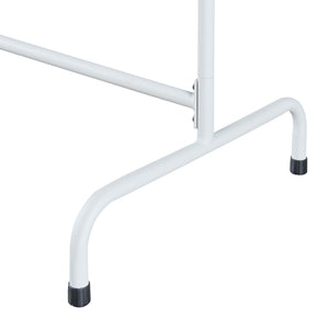 Portant à vêtements Haderup 137 x 100 x 45 cm blanc [en.casa]