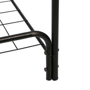 Porte-manteau Vallø en métal noir [en.casa]