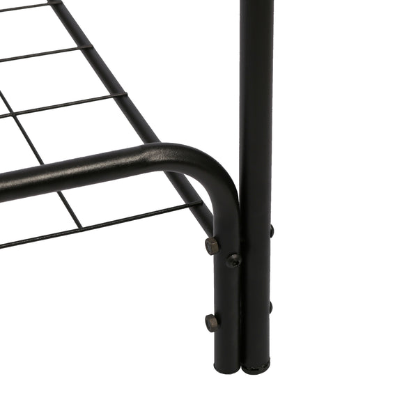 Porte-manteau Vallø en métal noir [en.casa]