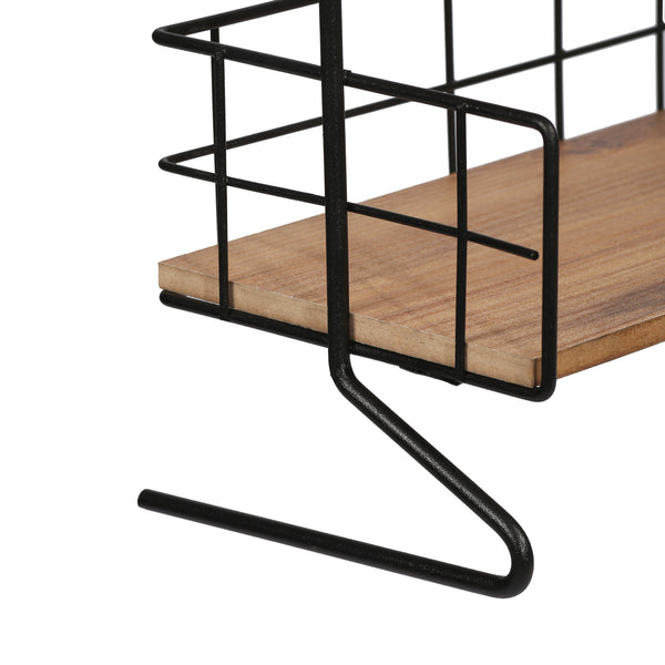 Étagère de table Sallingsund avec 2 surfaces de rangement [en.casa]