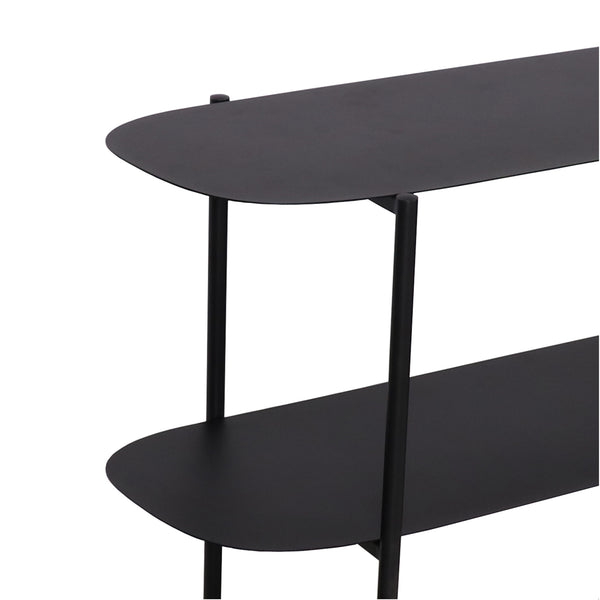 Console Enebakk 70x90x32cm Noir, mat [en.casa]