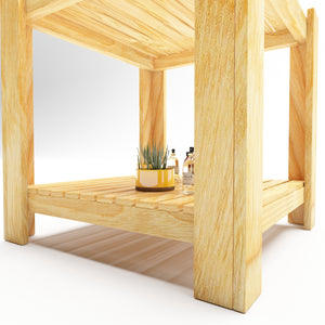 Table basse Malax en pin [en.casa]