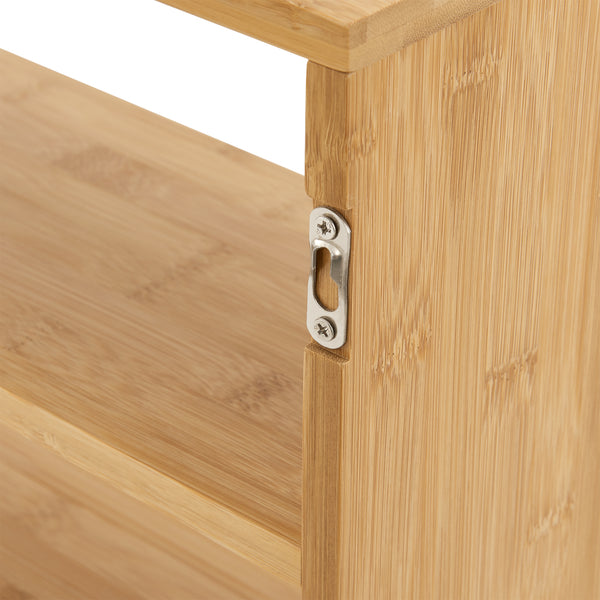 Étagère murale Gol 50x15x30 cm Bambou [en.casa]