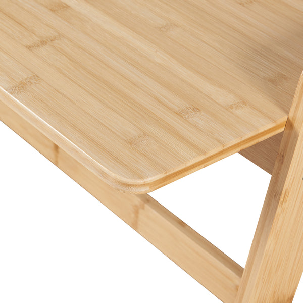 Bureau Härryda Bambou 107x47x81 cm Naturel [en.casa]