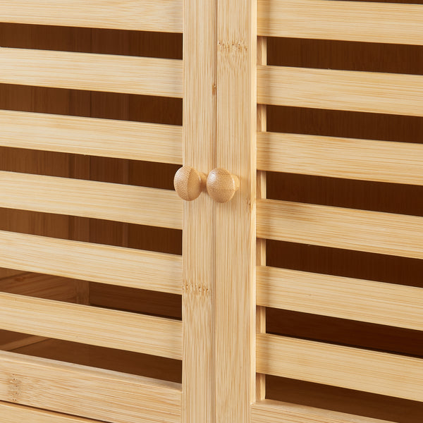 Étagère de salle de bain Haugesund 158x60x26 cm Bambou [en.casa]