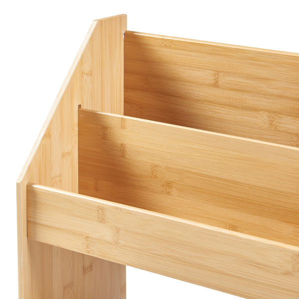 Table d'appoint Inderøy 80x50x25 cm Bambou [en.casa]