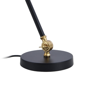 Lampe de table Abergele Noir / Doré [lux.pro]