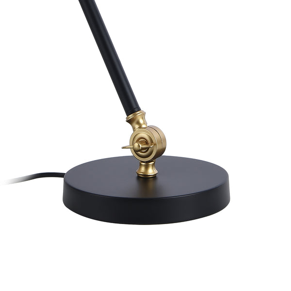 Lampe de table Abergele Noir / Doré [lux.pro]