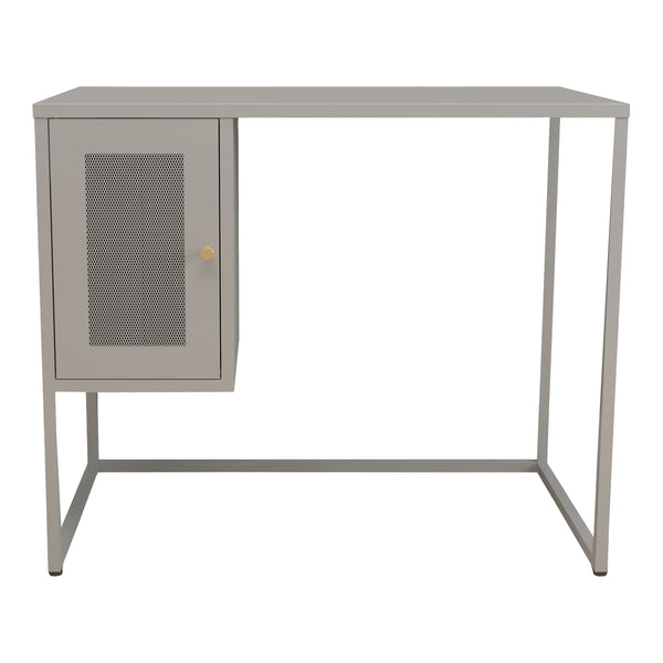 Bureau Sund Acier 75x100x50 cm Gris [en.casa]