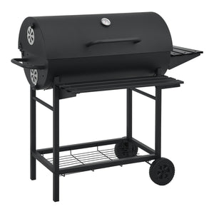 Chariot de barbecue Armento 95x108x61cm Noir [casa.pro]
