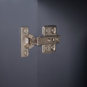 Armoire à miroir Overath 60x20x50 cm Gris [en.casa]