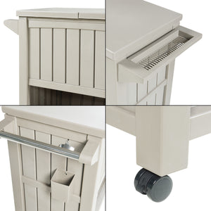 Camion frigorifique extérieur Arsita 102x47x87 cm Beige [casa.pro]