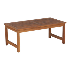 Ensemble de mobilier de jardin Cannole 4 pièces Bois d'acacia Couleur bois [casa.pro]