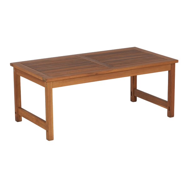Ensemble de mobilier de jardin Cannole 4 pièces Bois d'acacia Couleur bois [casa.pro]