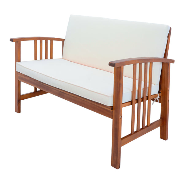 Ensemble de mobilier de jardin Brissogne 4 pièces en bois d'acacia certifié FSC® [en.casa]