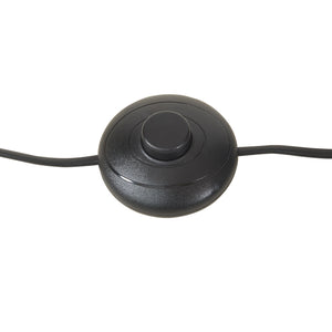 Lampadaire Barton 2 flammes Métal 159 cm Noir [lux.pro]