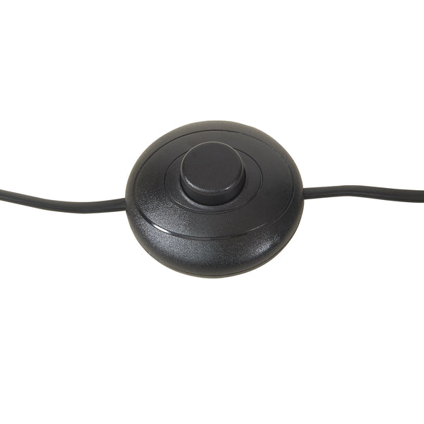 Lampadaire Barton 2 flammes Métal 159 cm Noir [lux.pro]