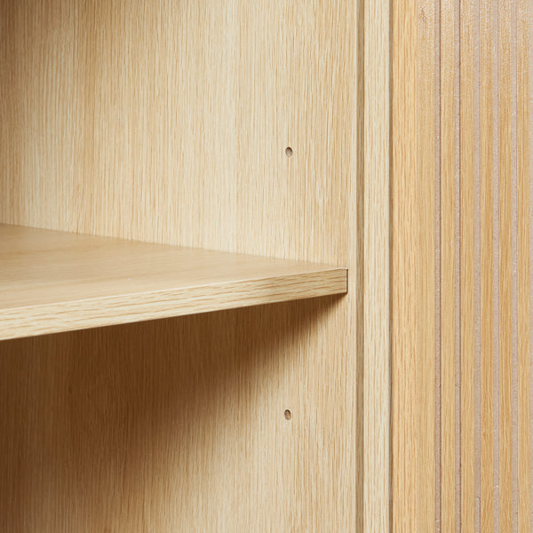 Buffet Landskrona 115x40x90 cm aspect chêne [en.casa]