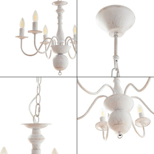 Lustre Berkeley blanc vintage lux.pro
