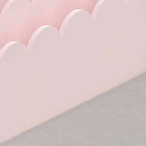 Banc pour enfants avec étagère Vestnes 100x45x70 cm Cotton Candy/Blanc [en.casa]