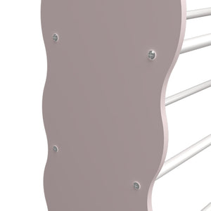 Étagère pour enfants Vestnes avec 12 boîtes de rangement 78x86x27 cm Cotton Candy/Blanc [en.casa]