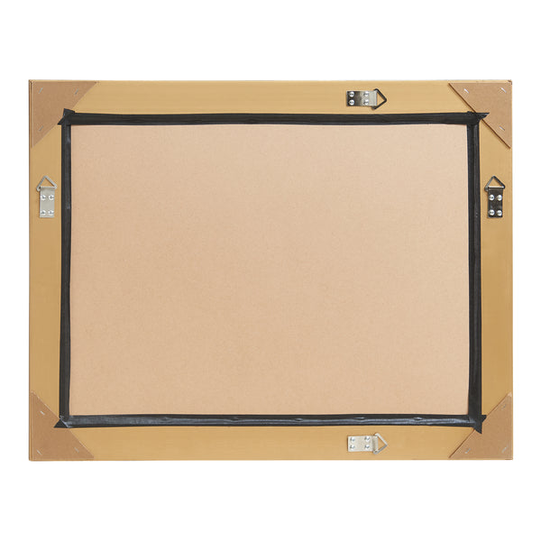 Miroir mural Punkalaidun de style baroque 80x60 cm couleur or [en.casa]