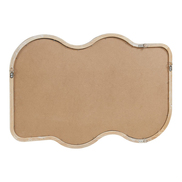 Miroir mural Bellerirnu 90x60 cm aspect chêne Sonoma [en.casa]