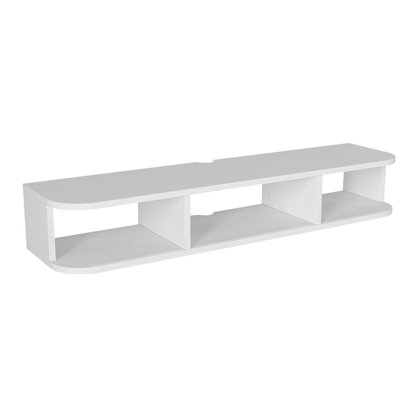 Meuble TV Oundsvas mural 120 x 30 x 19 cm blanc [en.casa] 