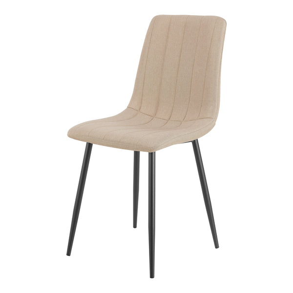 Ensemble de salle à manger Hemnes pour 4 personnes effet chêne / marron clair [en.casa] 