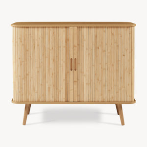 Meuble d’appoint Nordkapp 100 x 40 x 80 cm bambou naturel [en.casa]