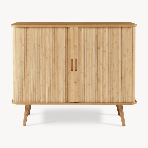 Meuble d’appoint Nordkapp 100 x 40 x 80 cm bambou naturel [en.casa]