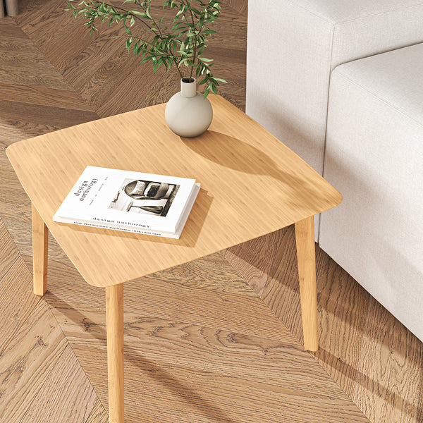 Table d'appoint Haad 45 x 50 x 50 cm bambou naturel [en.casa] 