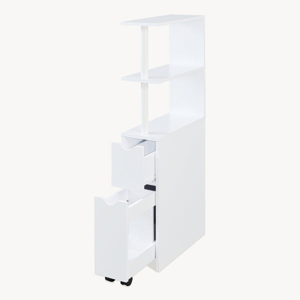 Étagère de salle de bain Fadeskimma 113 x 19 x 45 cm blanc [en.casa]