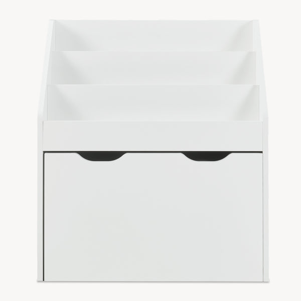 Bibliothèque pour enfant Sirlstalo 70 x 63 x 30 cm blanc [en.casa]