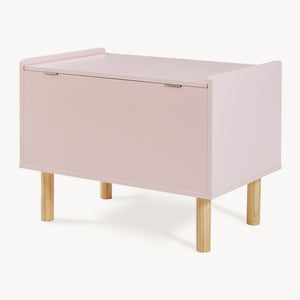 Coffre à jouets Virer 60 x 40 x 45 cm rose [en.casa]