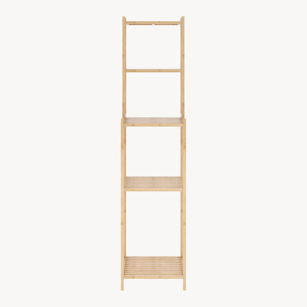 Étagère de salle de bain Anun bambou 128 x 30 x 30 cm naturel [en.casa]