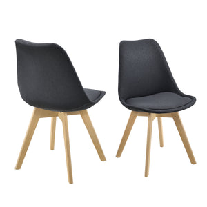 Set de 6 chaises Fredrikstad 81x42 cm en différentes couleurs en.casa