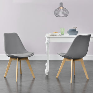 Set de 6 chaises Fredrikstad 81x42 cm en différentes couleurs en.casa