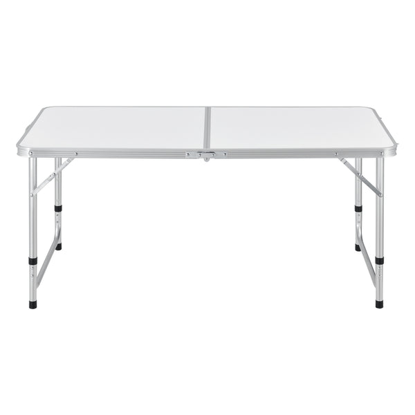 Table de Camping Pliable en Aluminium et MDF avec Hauteur Réglable Table de Jardin
