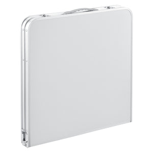 Table de Camping Pliable en Aluminium et MDF avec Hauteur Réglable Table de Jardin