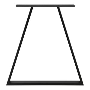 Set de 2 Pieds de Table Métal Noir ou Gris Acier Plusieurs Tailles [en.casa]