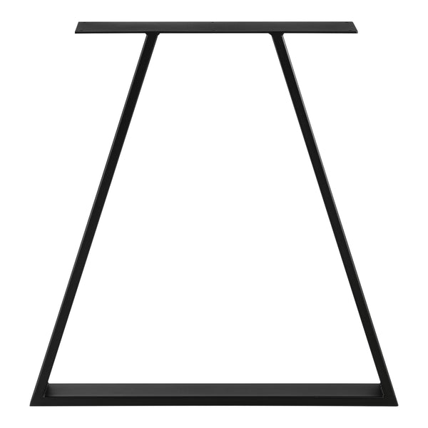 Set de 2 Pieds de Table Métal Noir ou Gris Acier Plusieurs Tailles [en.casa]