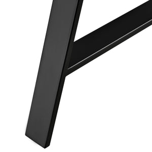 Set de 2 Pieds de Table Métal Noir ou Gris Acier Plusieurs Tailles [en.casa]