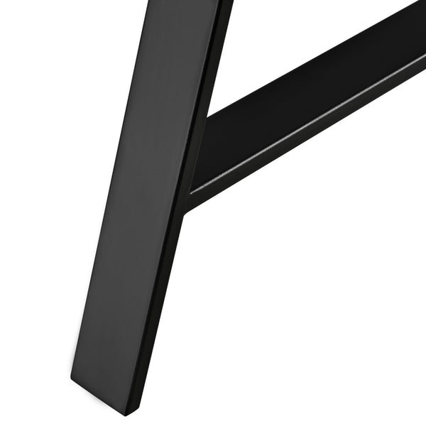 Set de 2 Pieds de Table Métal Noir ou Gris Acier Plusieurs Tailles [en.casa]