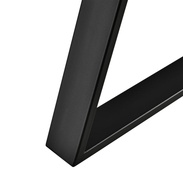 Set de 2 Pieds de Table Métal Noir ou Gris Acier Plusieurs Tailles [en.casa]