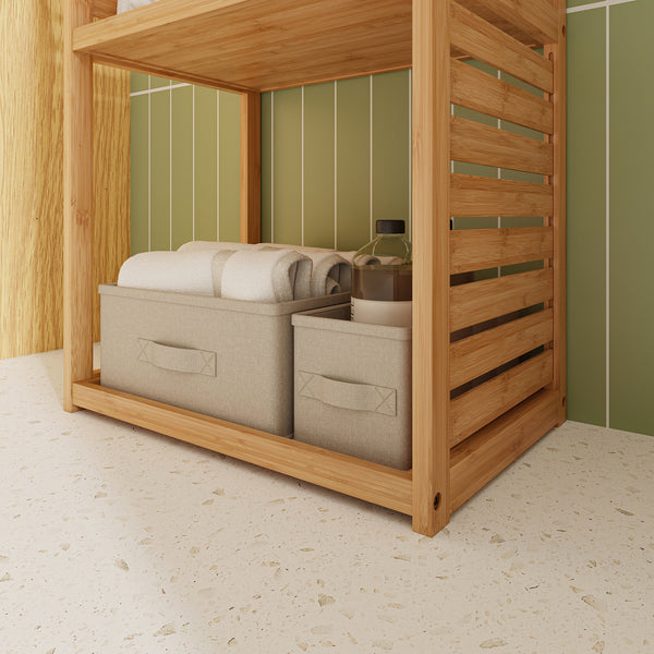 Étagère à 7 niveaux Forssa pour salle de bain cusine salon 165 x 42 x 28 cm [en.casa]
