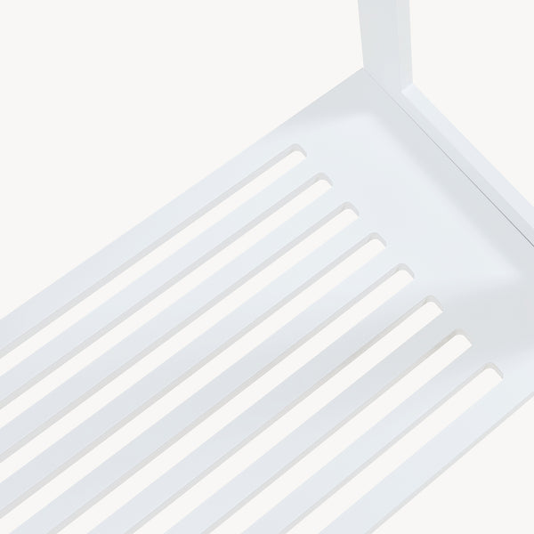 Porte-manteau Langeskov 78x75x35cm Blanc [en.casa]