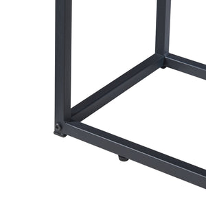 Étagère à bûches Vaasa avec assise 100x30x50cm [en.casa]