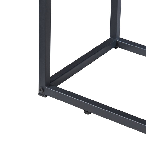 Étagère à bûches Vaasa avec assise 100x30x50cm [en.casa]